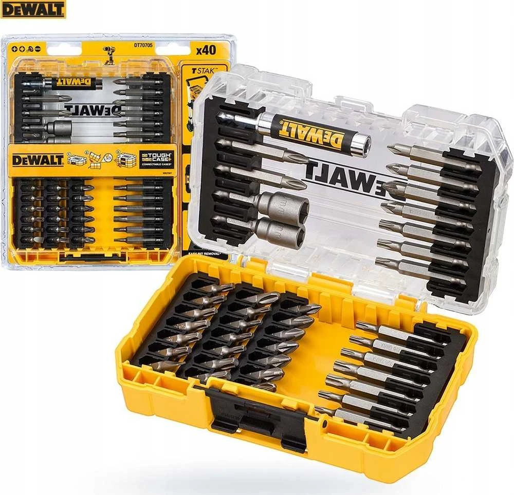 Sukimo antgalių komplektas DeWalt DT70705; 40 vnt.