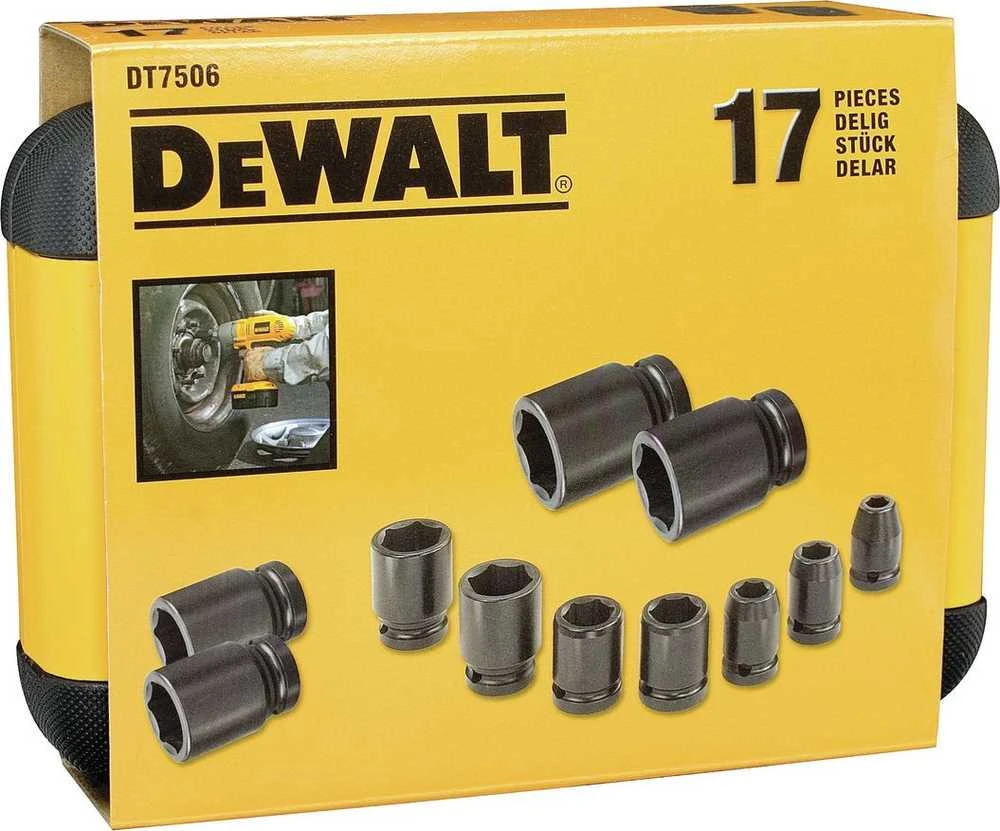 Smūginių sukimo galvučių komplektas DeWalt DT7506; 17 vnt.