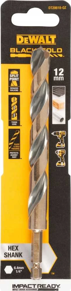 Grąžtas metalui HEX 1/4, 8.0 mm, DeWALT