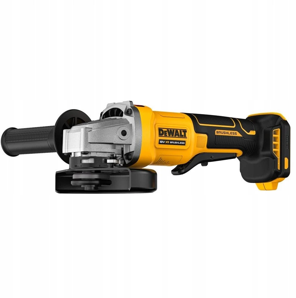 DEWALT KAMPINIS ŠLIFUOKLIS 125mm 18V DCG408N BL SU MENTELINIU JUNGIKLIU