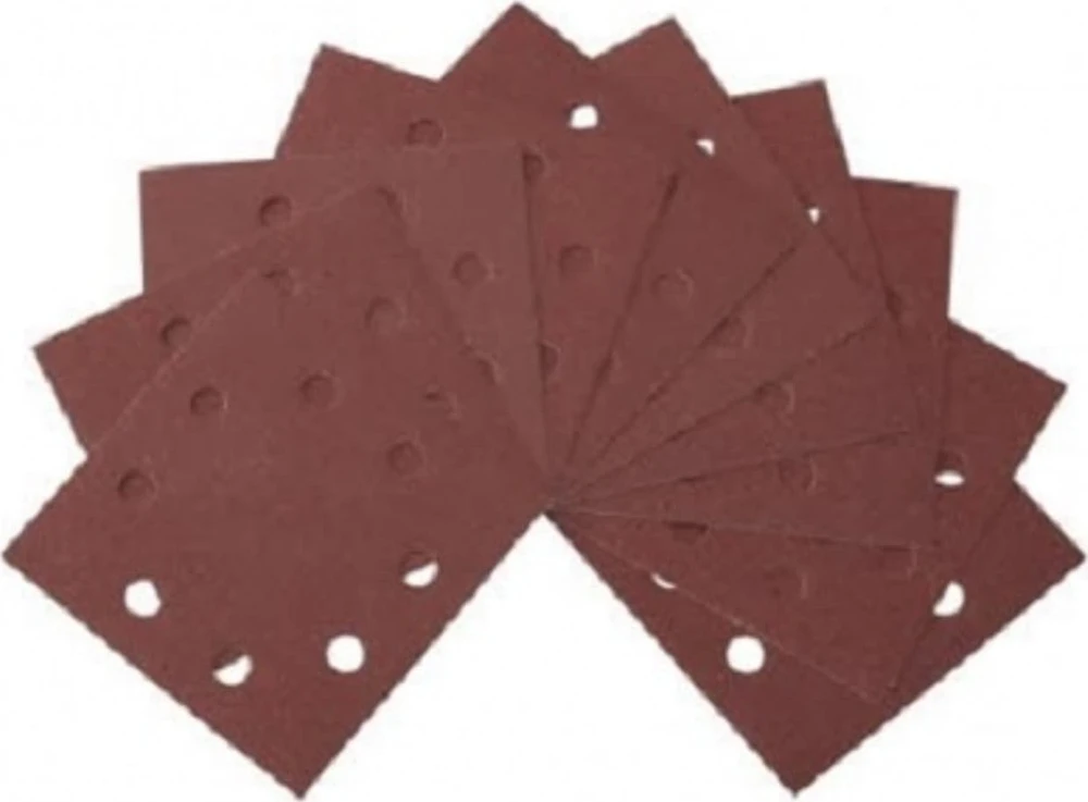 šlifavimo popierius 115x115mm su Velcro, 8 skylės, grūdėtumas 120, DeWalt [DT3023-QZ] 10 vnt.