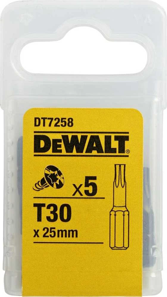 Dewalt antgaliai atsuktuvai torx torx antgaliams 25mm t30