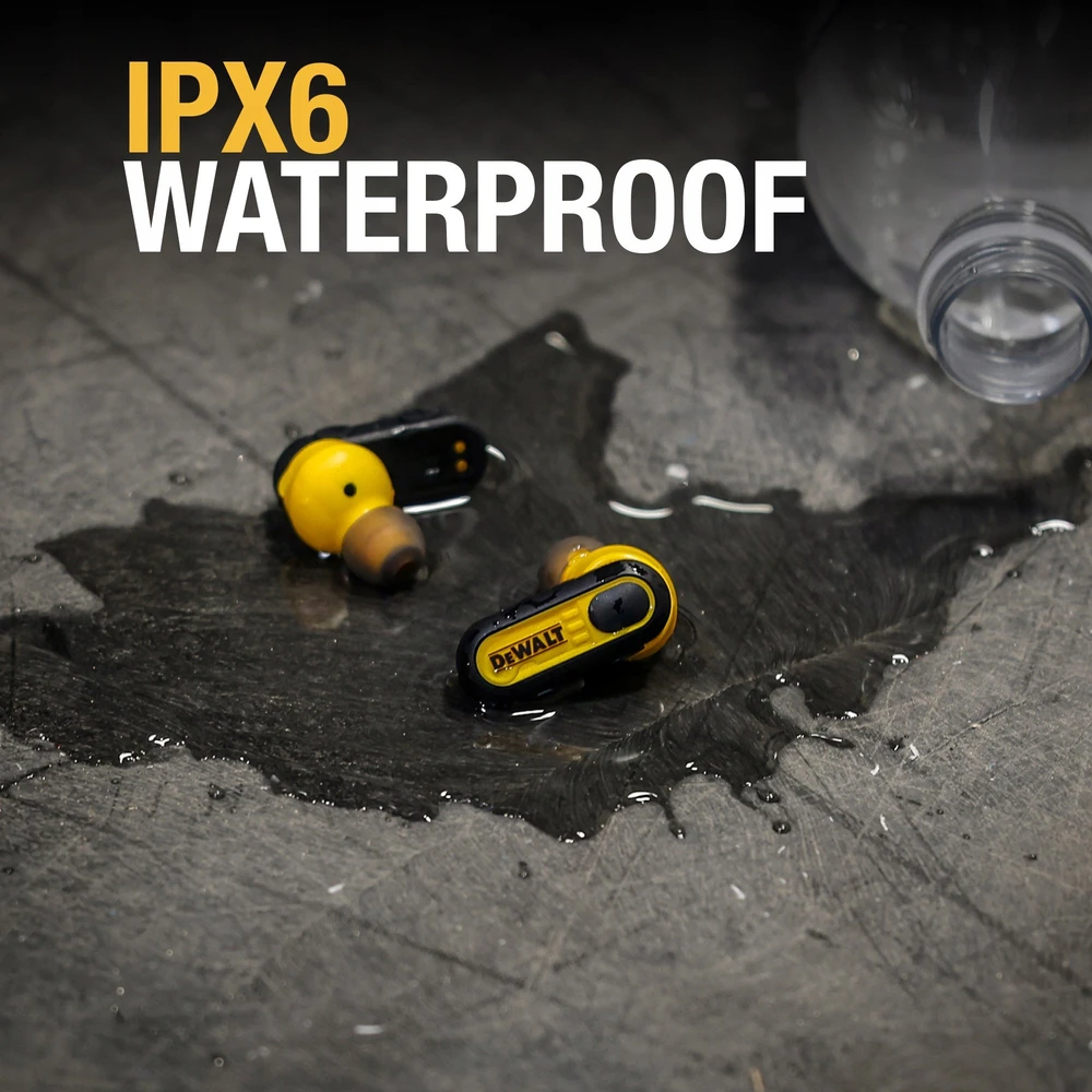 Ausinės Dewalt Pro-X1; IPX6