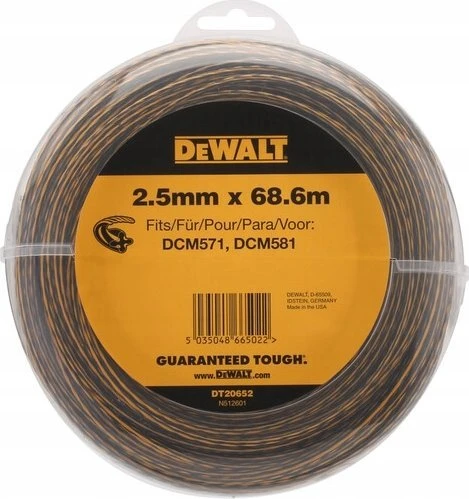 DEWALT ŻYŁKA DO KOSY 2,5mm 68,8m