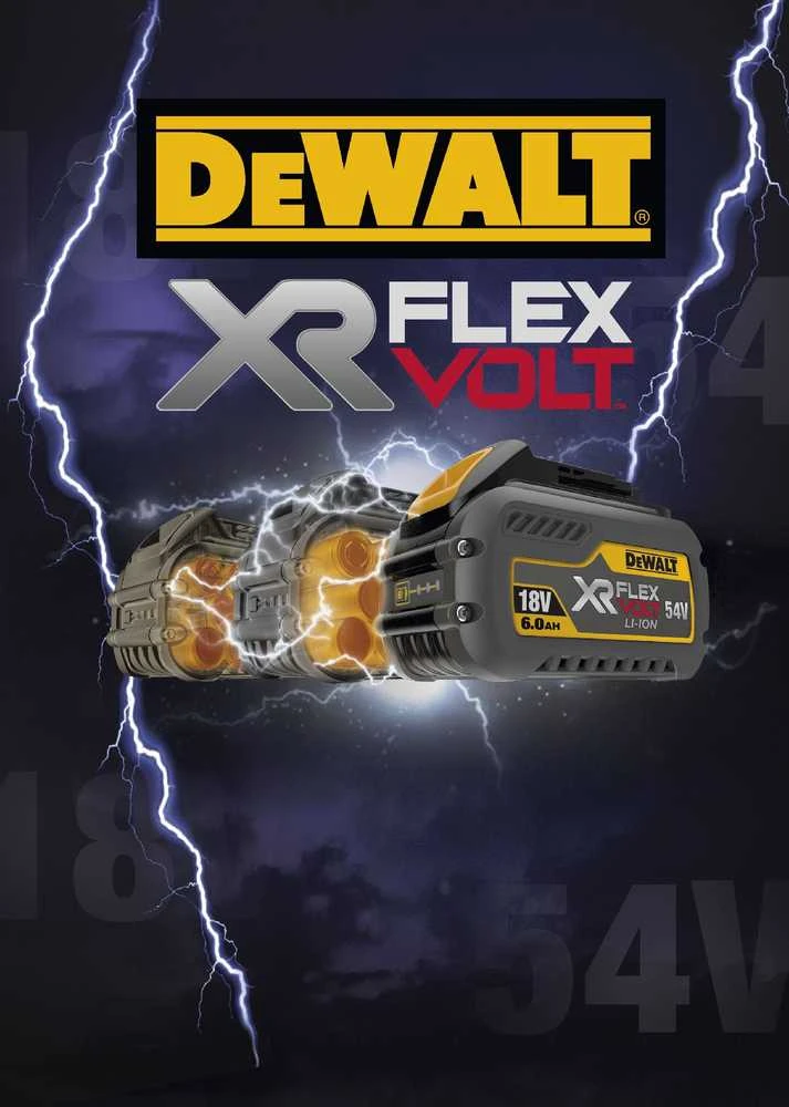 DeWalt Akumuliatorius XR Flexvolt 18V/9,0Ah / 54V/3,0Ah DCB547-XJ