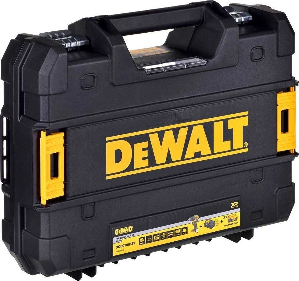 Suktuvas-gręžtuvas DeWalt DCD708P3T-QW; 18 V; 3x5,0 Ah akum.