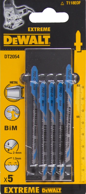 Grąžtas Pjūkleliai siaurapjūkliui DeWalt T118EOF; 5 vnt.