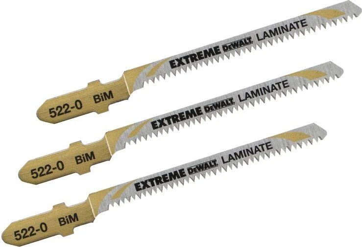 Pjūkleliai siaurapjūkliui Dewalt DT2081-QZ, 3 vnt., 82,6x1,4 mm, laminatui
