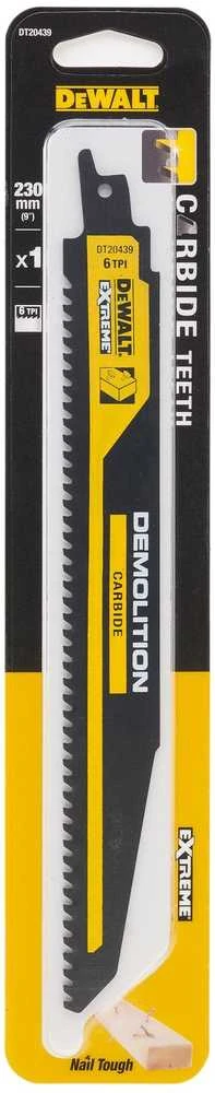 Pjūklelis tiesiniam pjūklui DeWalt DT20439-QZ; 230 mm
