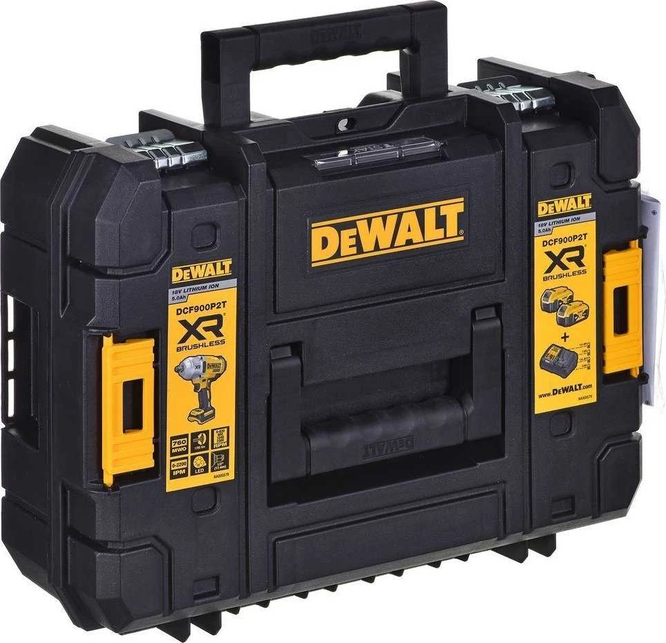 Dewalt Akumuliatorinis smūginis veržliasukis DCF900P2T-QW, 18V, 1/2", 2x5.0 Ah