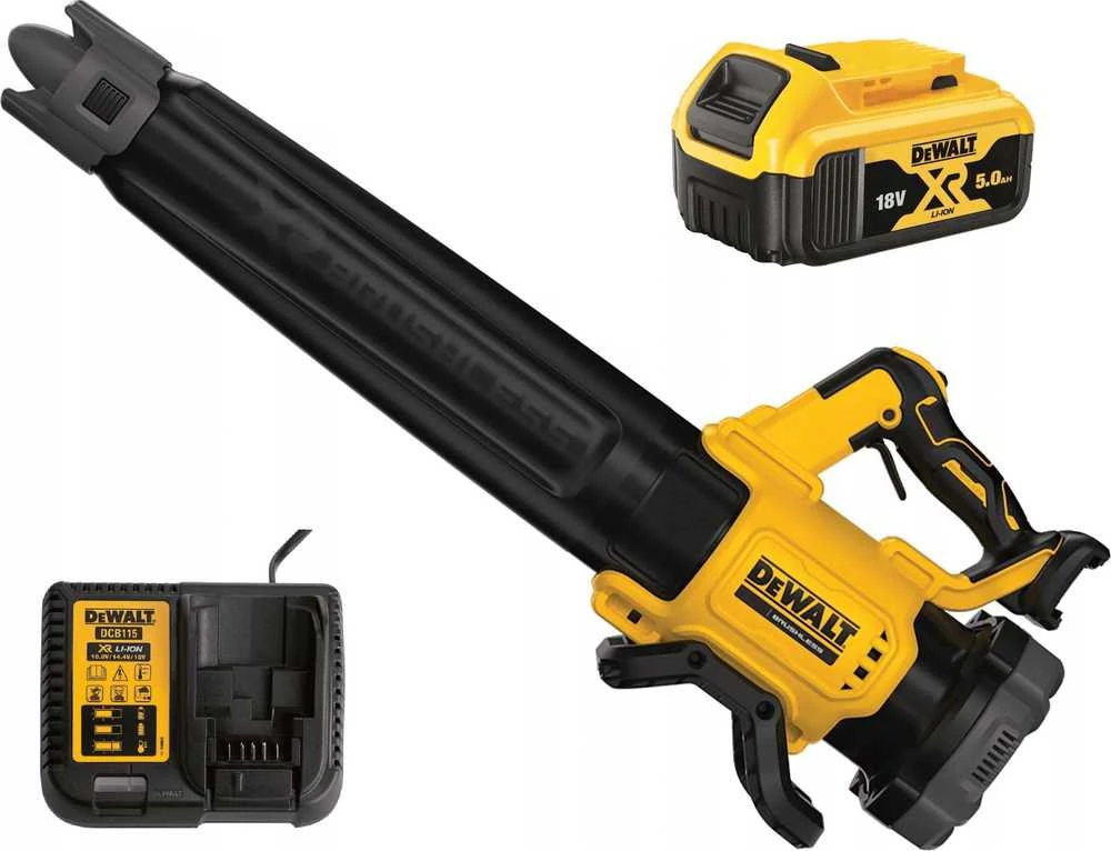 Akumuliatorinis lapų pūstuvas DeWalt DCMBL562P1, 18 V, 1x5,0 Ah