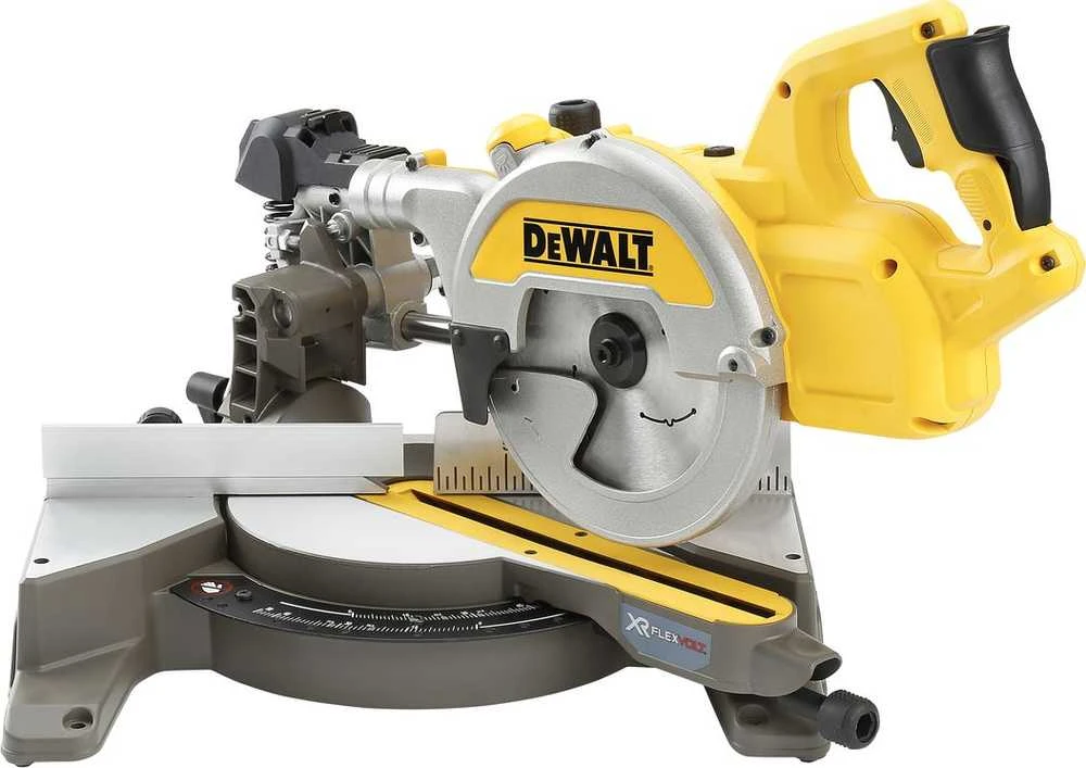 DEWALT FLEXVOLT MITER SAW 54V / 18V 216mm 2 x 6.0Ah LI-ION DCS777T2
