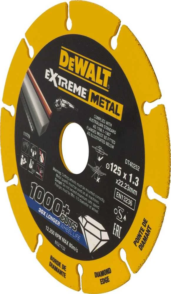Deimantinis diskas DeWalt DT40252-QZ; 125x22,23x1,3 mm