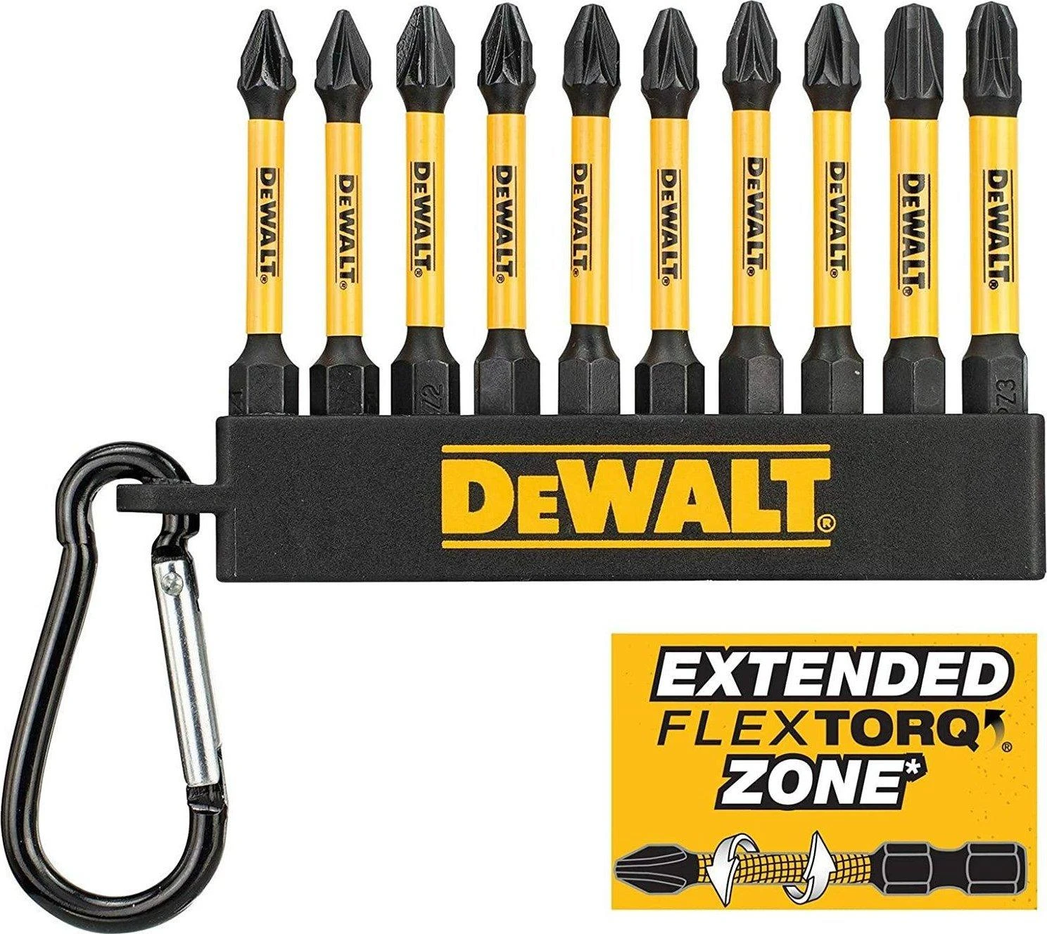 DEWALT Rinkinys sukimo antgalių FLEXTORQ 10cz.