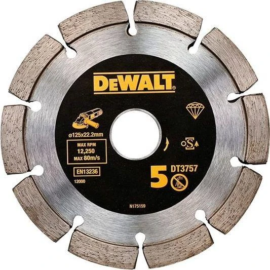 DeWALT deimantinis pjovimo diskas DT3758 125x6.3 mm