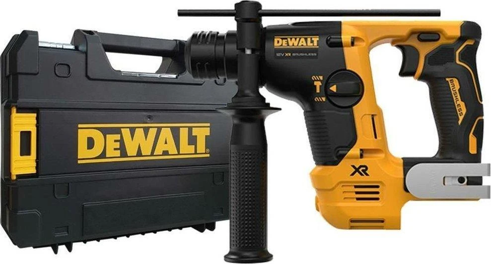 DEWALT DCH072NT-XJ - 12V SDS-PLUS XR BE ŠEPELIŲ Perforatorius 14MM 1.1J - BE Akumuliatoriaus
