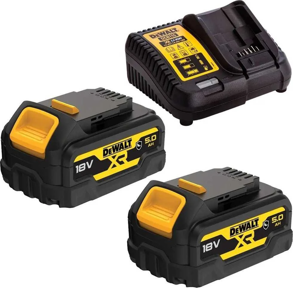 Smūginis veržliasukis DeWalt DCF921P2G-QW; 18 V; 2x5,0 Ah akum.