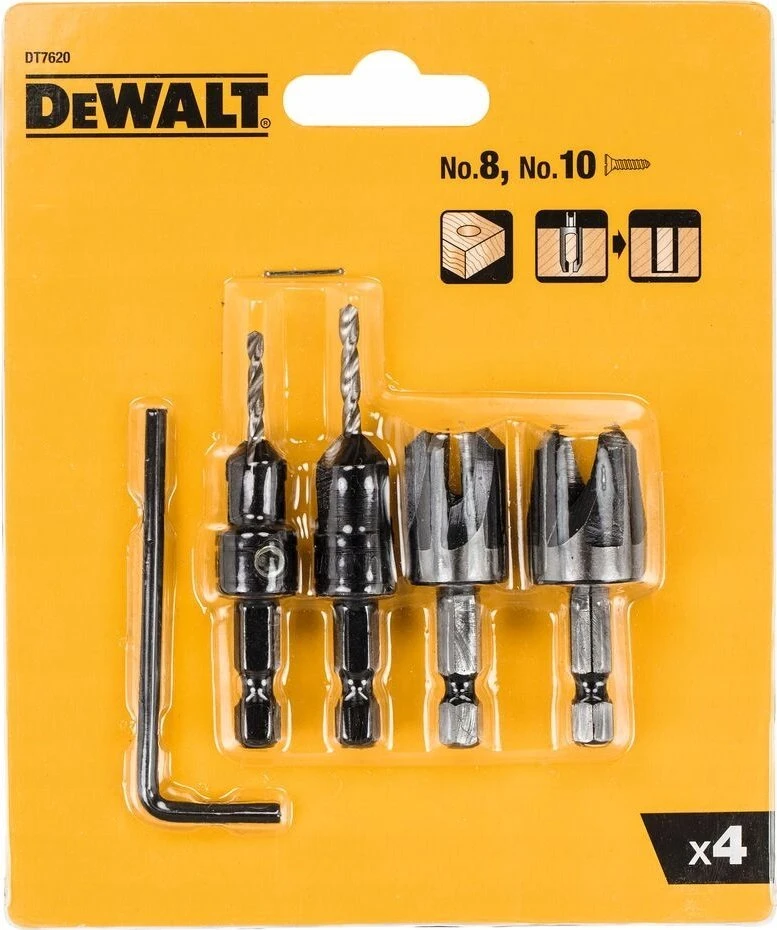 Grąžtas Stanley Grąžtų komplektas DeWalt DT7620-QZ; 4 vnt.