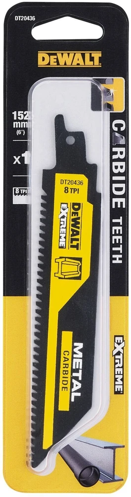 Grąžtas Pjūklelis tiesiniam pjūklui DeWalt DT20436-QZ; 152 mm