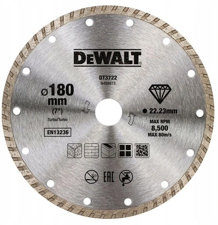 Dewalt Diamond Cutting Disc 180mm (DT3722-QZ)