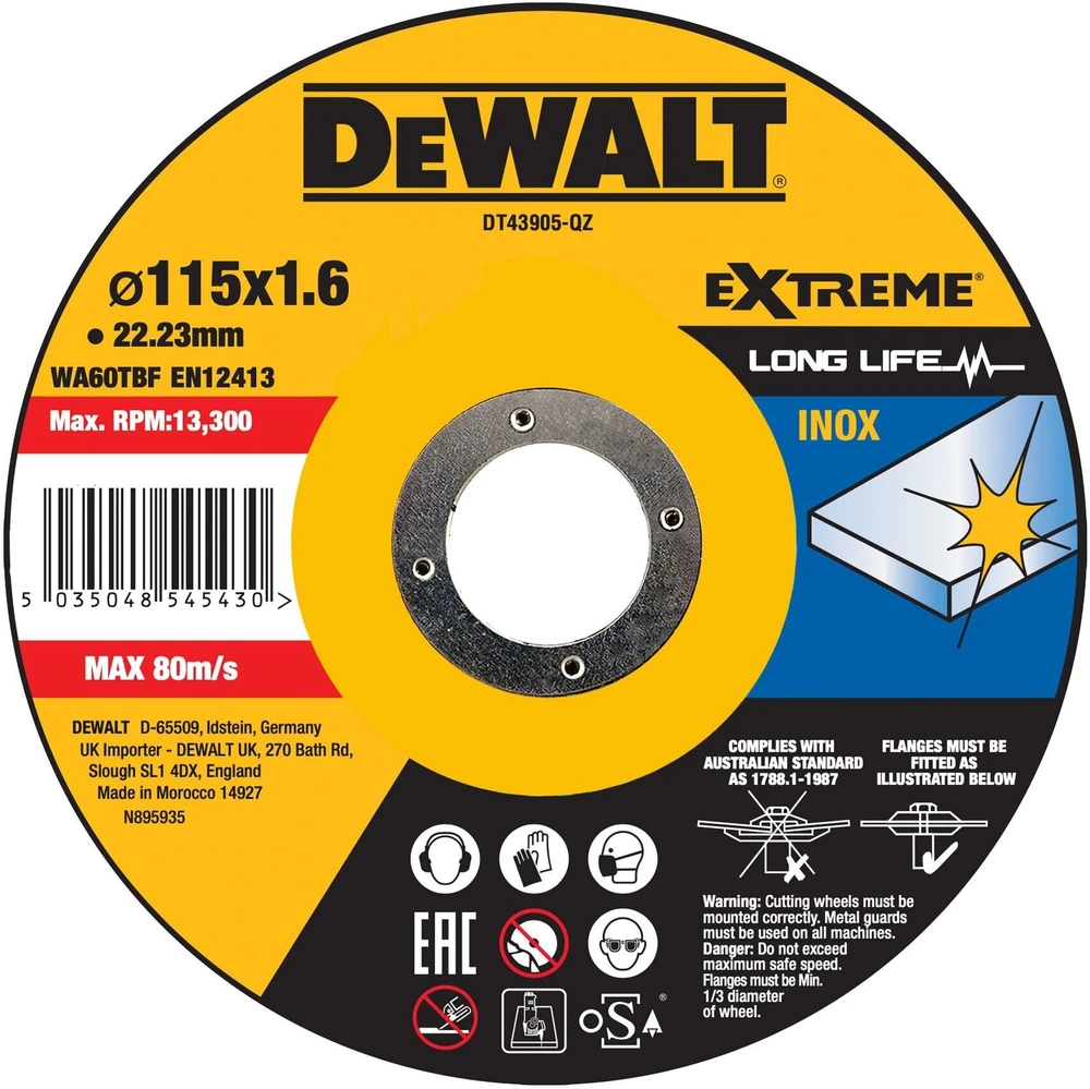 Dewalt DeWalt DT43905-QZ tarcza do cięcia metalu 115mm