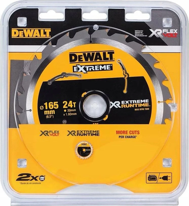 Pro Pjovimo diskas DeWalt DT99560-QZ; 165x20 mm; T24