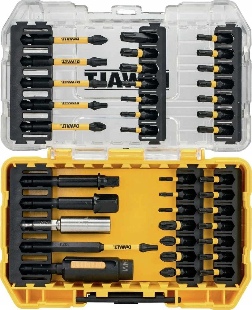 Sukimo antgalių rinkinys DeWalt DT70733T-QZ; 38 vnt. + Apsauginiai akiniai
