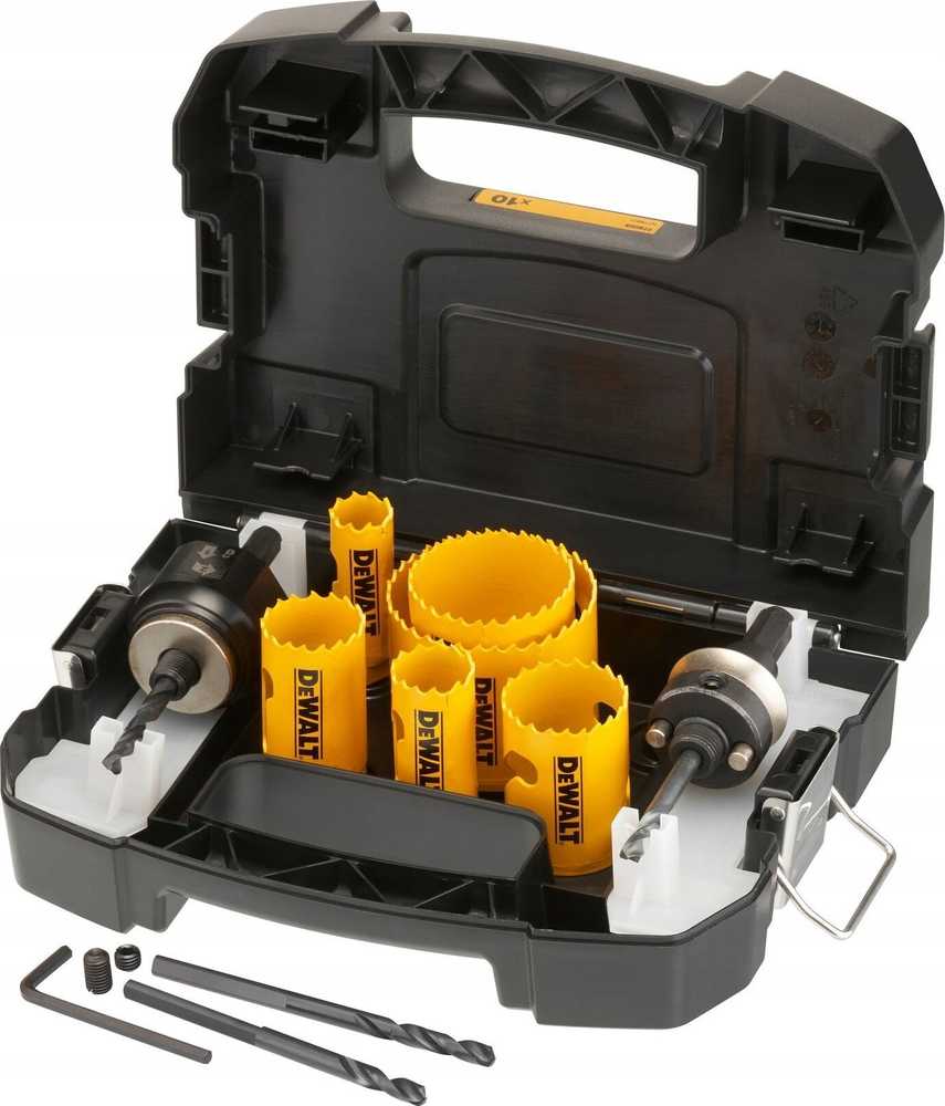 Gręžimo karūnų rinkinys DeWalt DT90357-QZ; 20-64 mm; 10 vnt.