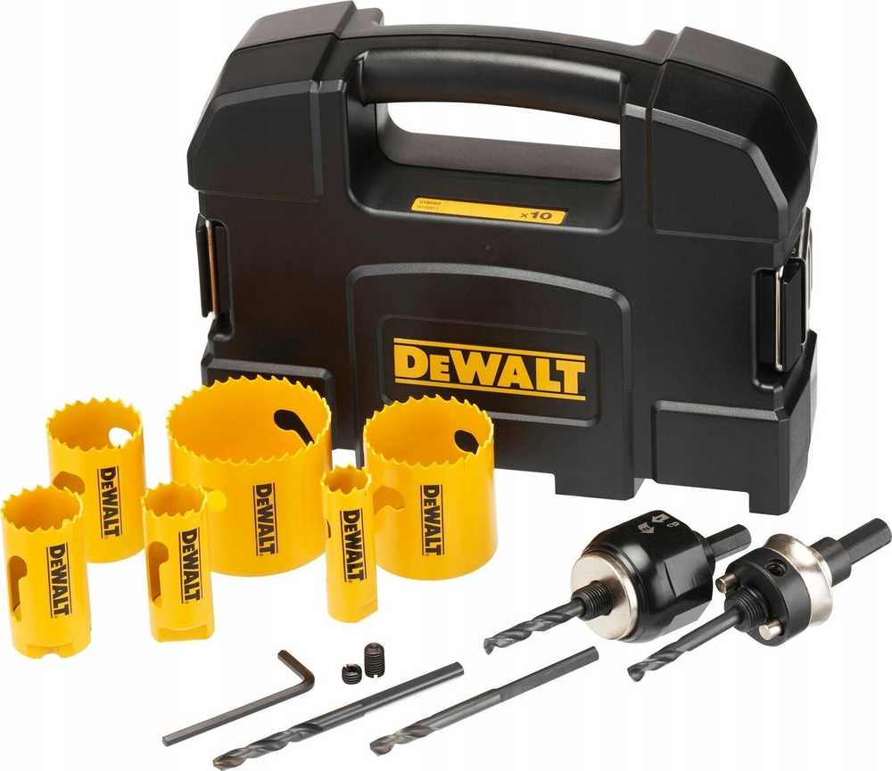 Gręžimo karūnų rinkinys DeWalt DT90357-QZ; 20-64 mm; 10 vnt.