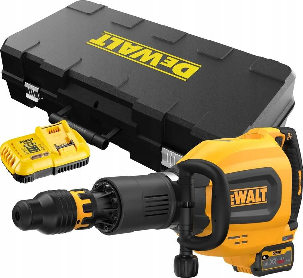griovimo plaktukas 27J, SDS-Max laikiklis, 54 V ličio jonų 3x9,0 Ah, FLEXVOLT DeWalt [DCH911X3-QW]