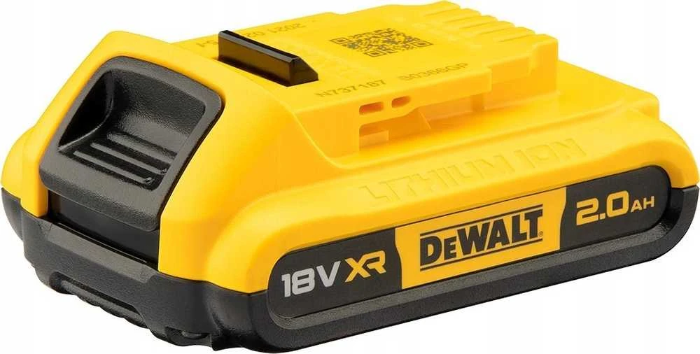 Akumuliatorius DeWalt DCB1104D2-QW; 18 V; 2,0 Ah; Li-ion; 2 vnt. + pakrovėjas