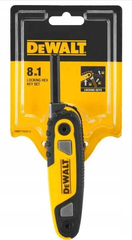 Šešiakampių raktų rinkinys DeWalt DWHT0-70263; 8 vnt.