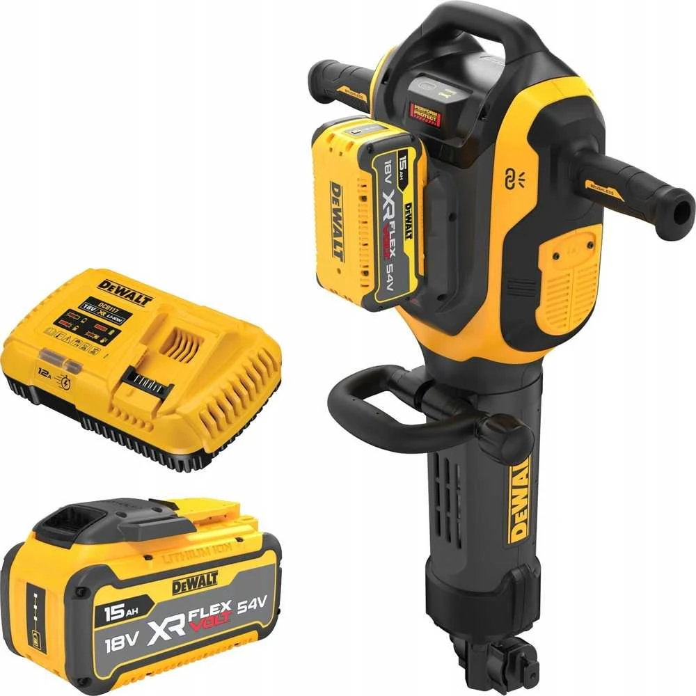 Atskėlimo plaktukas DeWalt DCH966Z2-QW; 54 V; 41 J; 1x15,0 Ah akum.