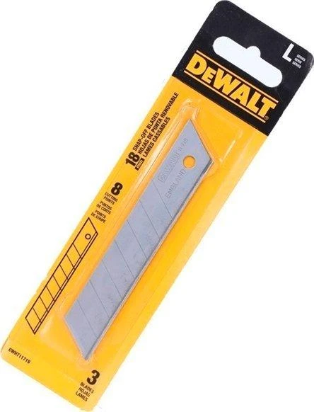 Pro Peilio ašmenys DeWalt DWHT11719, 18 mm, 3 vnt.