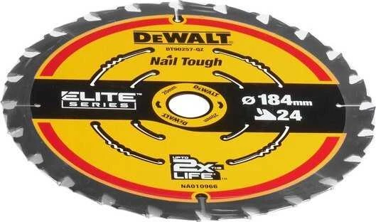 Pjovimo diskas medienai DeWalt DT10401-QZ; 184x16 mm; 24T