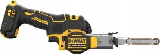 Juostinis šlifuoklis DeWalt DCM200N-XJ; 18 V (Be akumuliatoriaus ir pakrovėjo)