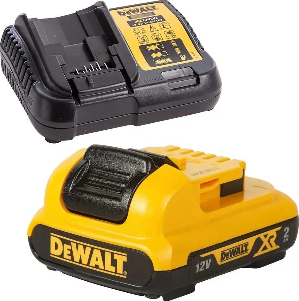 DEWALT terkšlė 12V 3/8" 81Nm 1x2,0Ah DCF503D1