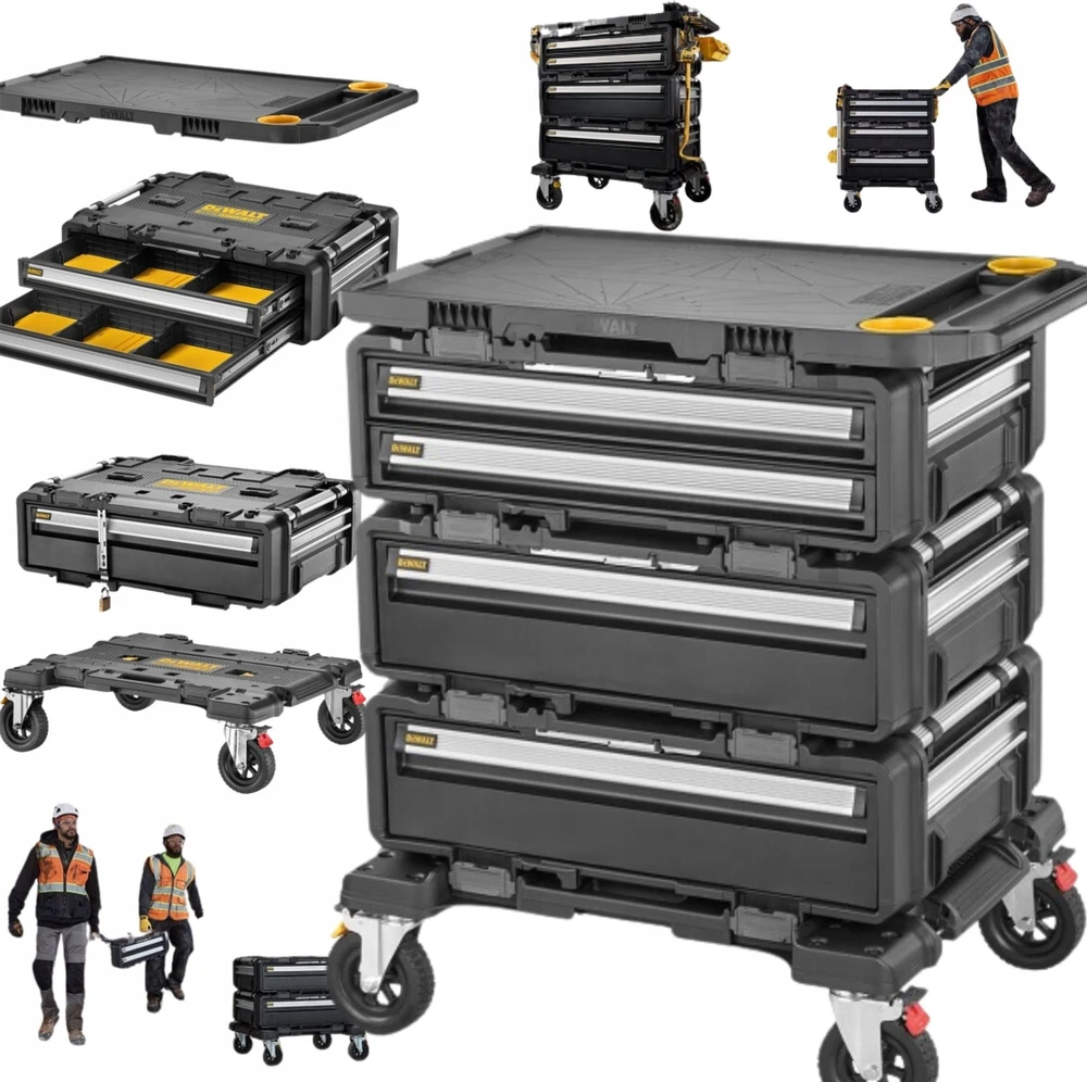 DeWalt įrankių vežimėlis TOUGHSYSTEM 2.0 DXL 5 in 1, DWST60510-1