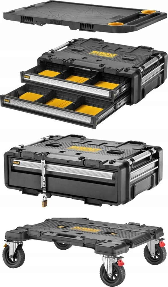 DeWalt įrankių vežimėlis TOUGHSYSTEM 2.0 DXL 5 in 1, DWST60510-1
