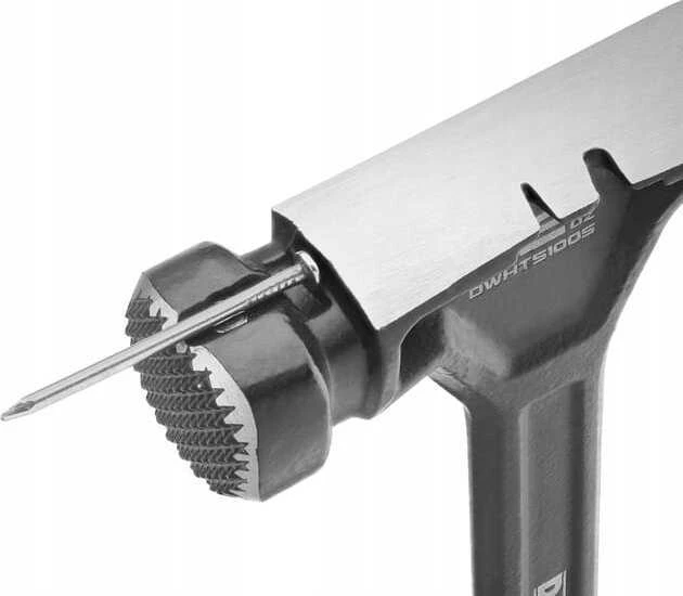 plieno vientisas su magnetiniu laikikliu plaktukas vinims, 624g, DeWalt [DWHT51006-0]