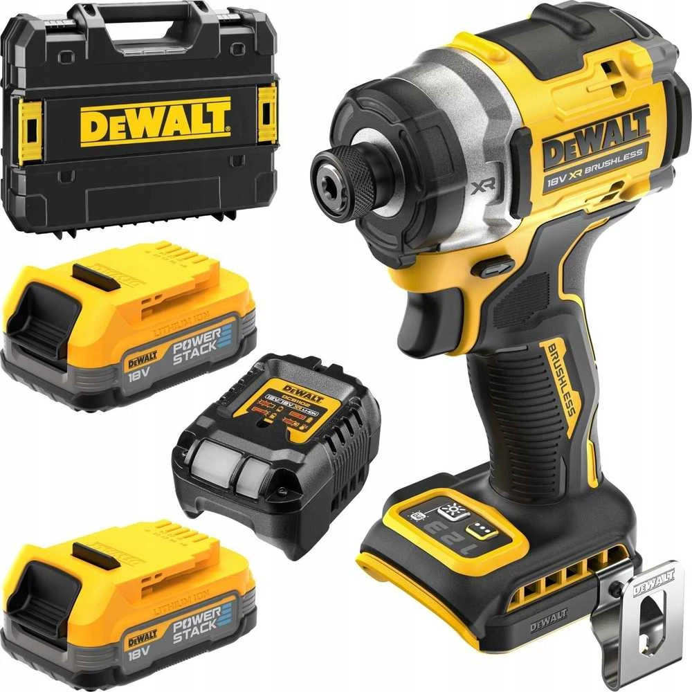 Smūginis suktuvas DeWalt DCF860E2T-QW; 18 V; 2x1,7 Ah akum.
