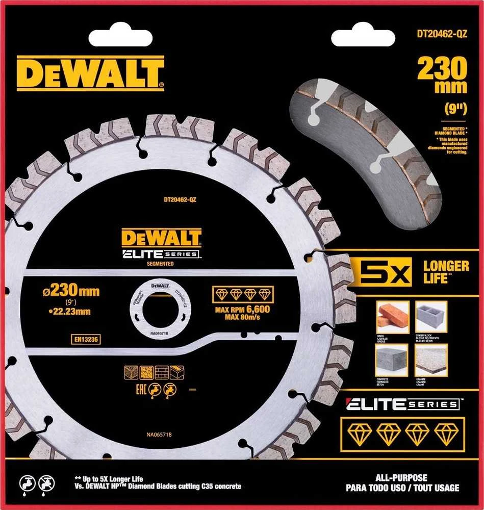 Deimantinis pjovimo diskas DeWalt DT20462-QZ; 230 mm