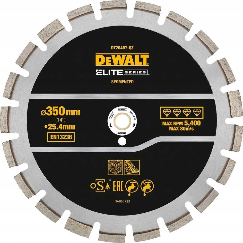 Deimantinis pjovimo diskas DeWalt DT20467-QZ; 350 mm