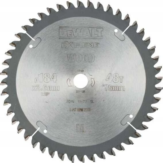 Pro Univer. pvz., „DeWALT“ išpl. 184x16x48T TCG