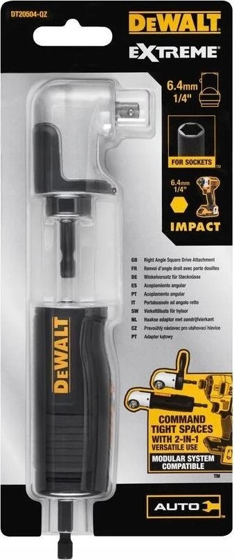 Sukimo antgalių kampinis laikiklis DeWalt DT20504-QZ
