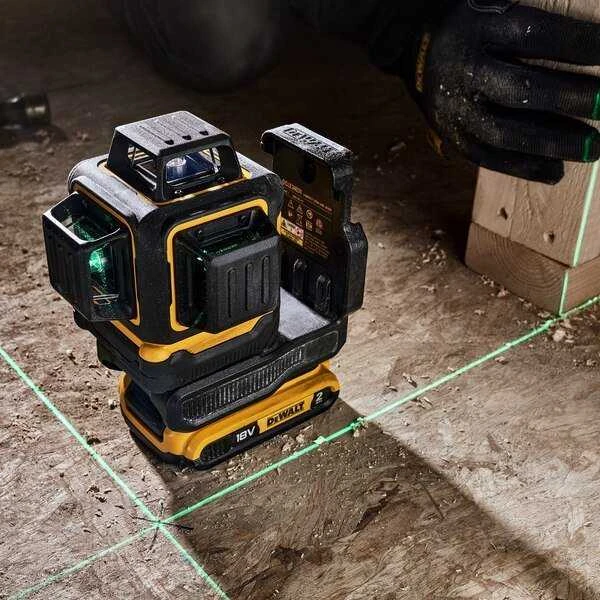 Kryžminis lazerinis nivelyras DeWalt DCLE34031D1-QW; 18 V; 1x2,0 Ah akum.