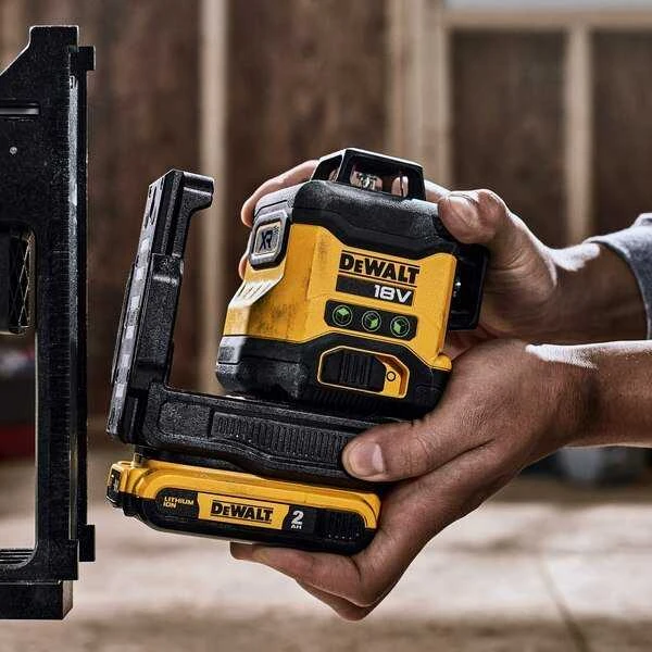 Kryžminis lazerinis nivelyras DeWalt DCLE34031D1-QW; 18 V; 1x2,0 Ah akum.