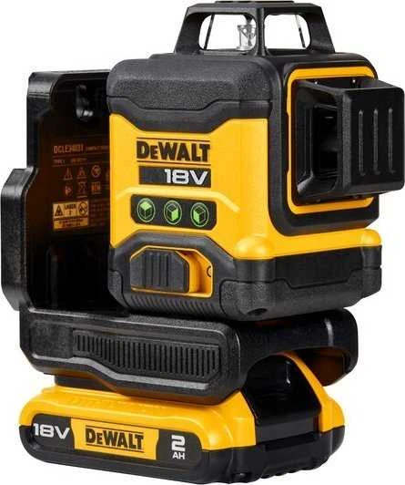 Kryžminis lazerinis nivelyras DeWalt DCLE34031D1-QW; 18 V; 1x2,0 Ah akum.