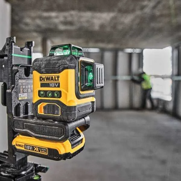 Kryžminis lazerinis nivelyras DeWalt DCLE34031D1-QW; 18 V; 1x2,0 Ah akum.