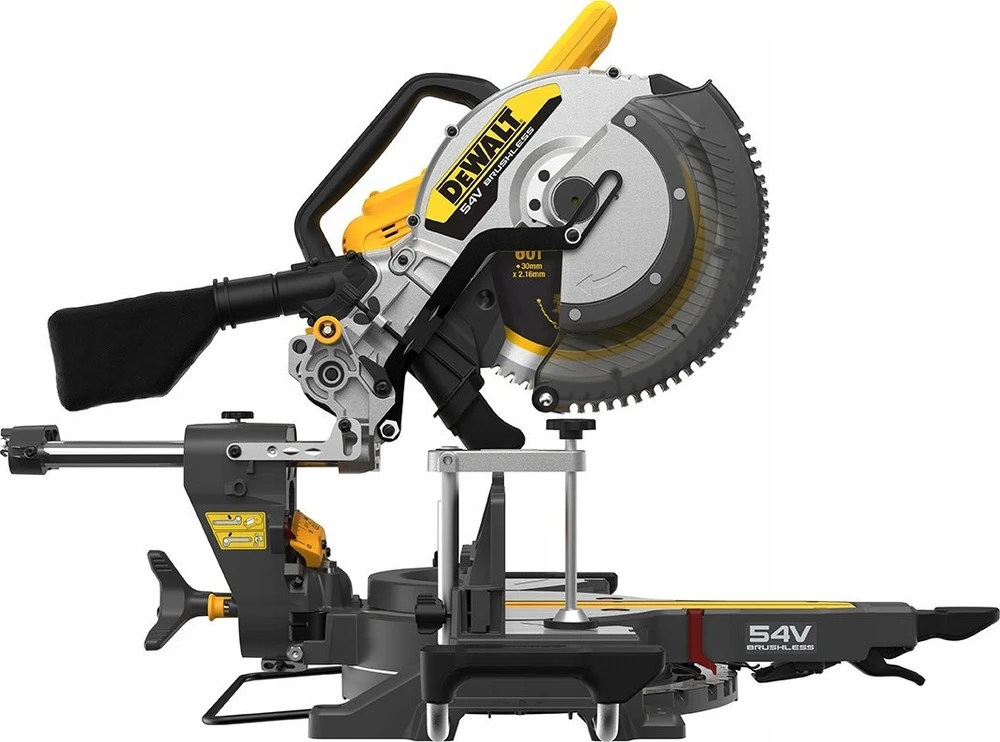 DeWALT skersinio pjovimo staklės DCS781N, FLEXVOLT 54V, 305 mm, be akumuliatoriaus ir kroviklio